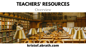 English Teachers' resources overview