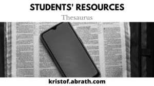 Students resources thesaurus