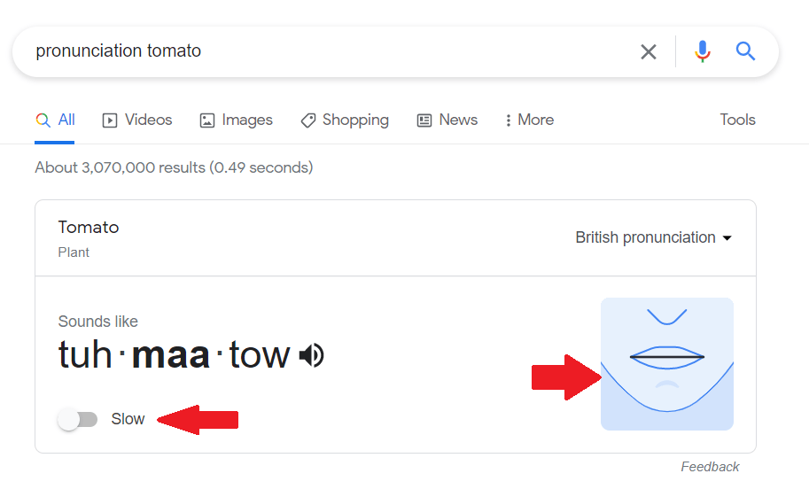 pronunciation google