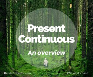 Present Continuous an Overview