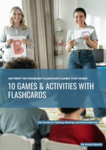 10 Games & Activities with Flashcards