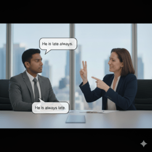 Finger Correction Non-Verbal Signals